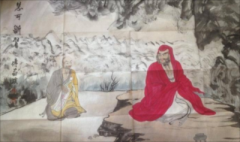 慧可嵩山拜师初祖,达摩洞前钢刀断臂!